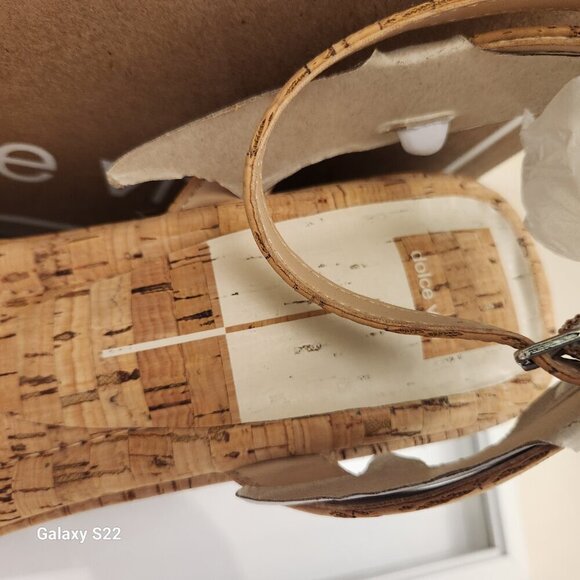 Dolce Vita "Elvia" Cork Ankle Strap Platform Wedge Espadrilles. NIB. Size 11 - Picture 3 of 11